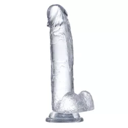 Glazed – realisztikus dildó herékkel (22 cm)