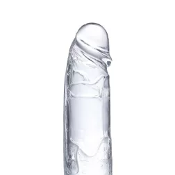 Glazed – realisztikus dildó herékkel (22 cm)