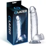 Glazed – realisztikus dildó herékkel (20 cm)
