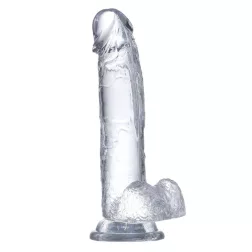 Glazed – realisztikus dildó herékkel (15,5 cm)