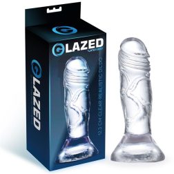 Glazed realisztikus mini dildó (12,3 cm)