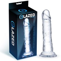 Glazed realisztikus dildó (19 cm)