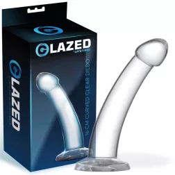 Glazed – hajlított dildó (16 cm)