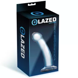 Glazed – hajlított dildó (16 cm)
