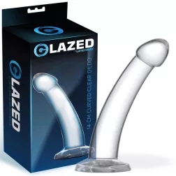 Glazed – hajlított mini dildó (13 cm)