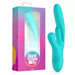   Good Vibes Only – Lisa lökővibrátor extra G-pont stimulációval és klitoriszgolyóval