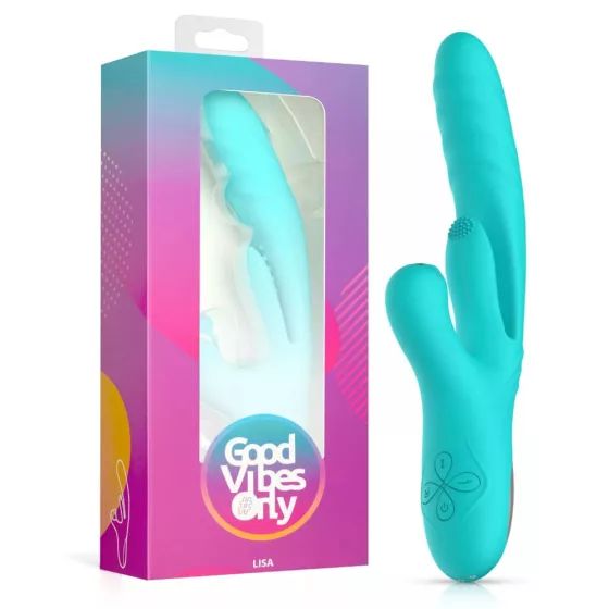 Good Vibes Only – Lisa lökővibrátor extra G-pont stimulációval és klitoriszgolyóval