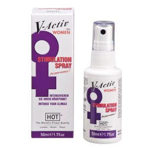 HOT V-Active stimuláló hatású permet hölgyeknek (50 ml)