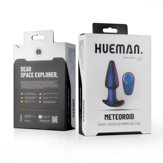 Hueman – Meteroid anál dildó a szárán forgó gyöngysorral, távirányítóval