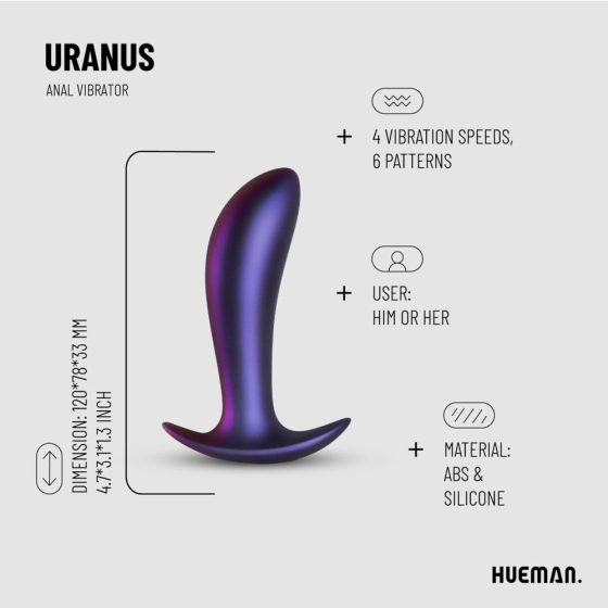 Hueman Uranus análvibrátor, távirányítóval