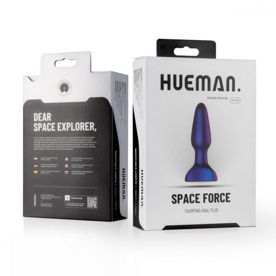 Hueman Space Force lökésekkel stimuláló fenékdugó