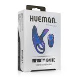   Hueman Infinity Ignite dupla péniszgyű, vibrációs ágakkal, távirányítóval