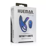   Hueman Infinity Ignite dupla péniszgyű, vibrációs ágakkal, távirányítóval