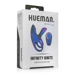   Hueman Infinity Ignite dupla péniszgyű, vibrációs ágakkal, távirányítóval