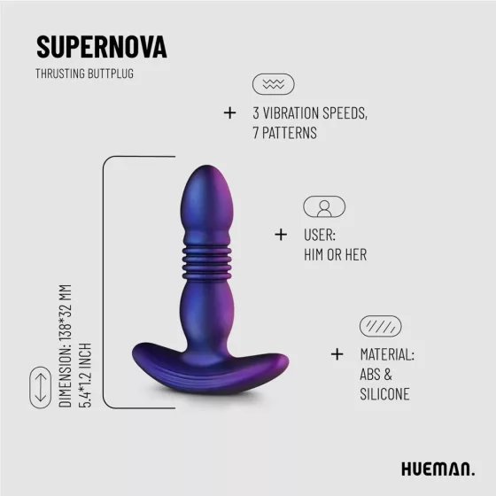 Hueman – Supernova anál dildó fel-le mozgással