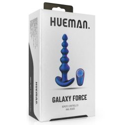   Hueman Galaxy Force vibrációs anál gyöngysor, távirányítóval