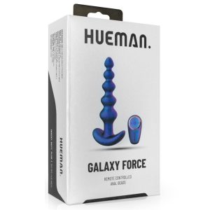 Hueman Galaxy Force vibrációs anál gyöngysor, távirányítóval