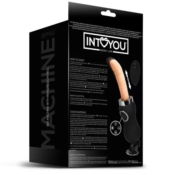 IntoYou – Machine kézi szexgép, vibrációval, melegítő funkcióval, távirányítóval