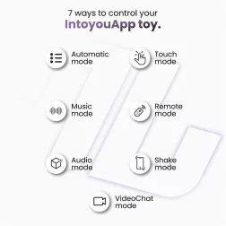   IntoYou - Salma okos masszírozó és vibrátor, mozgó szárrésszel (lila) (APP-os)