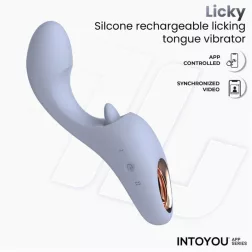   Intoyou – Licky okos vibrátor nyalogató klitoriszággal (APP-os)