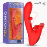   Intoyou – Franky okos klitoriszágas vibrátor G-pont stimuláló forgógolyóval (APP-os)