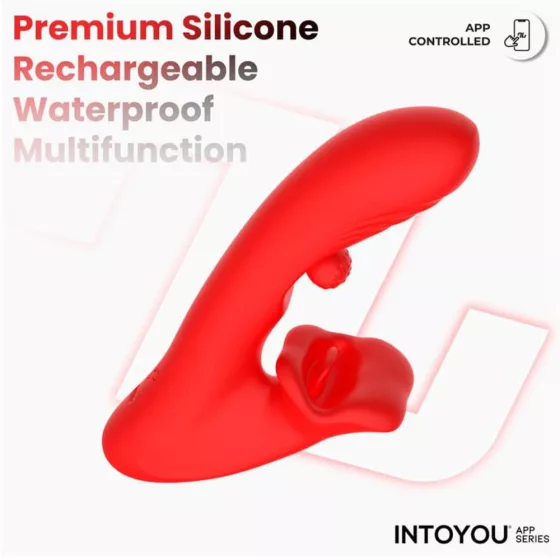 Intoyou – Franky okos klitoriszágas vibrátor G-pont stimuláló forgógolyóval (APP-os)