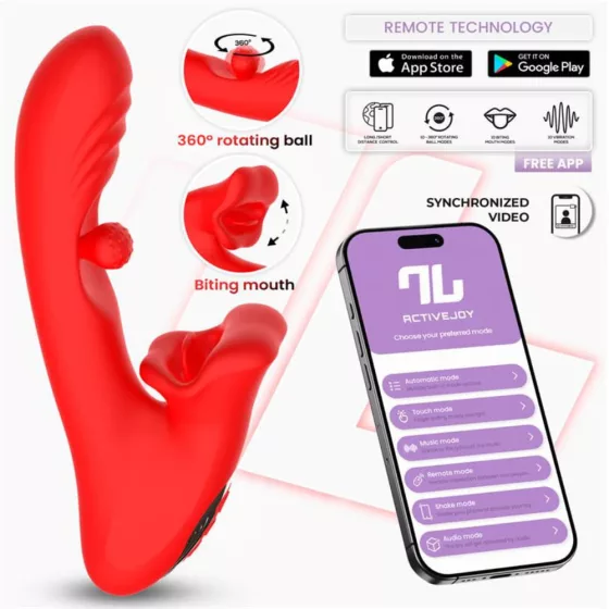 Intoyou – Franky okos klitoriszágas vibrátor G-pont stimuláló forgógolyóval (APP-os)