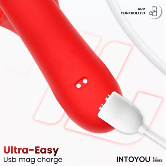 Intoyou – Franky okos klitoriszágas vibrátor G-pont stimuláló forgógolyóval (APP-os)