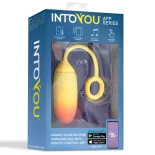 IntoYou – vibrációs tojás (APP-os) (sárga)