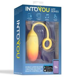 Intoyou vibrációs tojás (APP-os) (sárga)