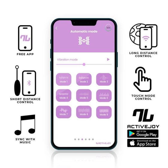 Intoyou vibrációs tojás (APP-os) (sárga)