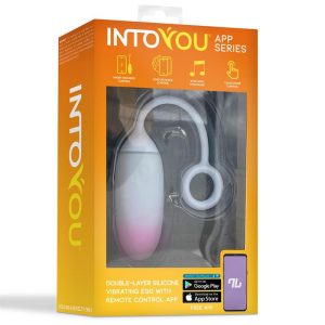 Intoyou vibrációs tojás (APP-os) (kék)