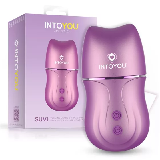 IntoYou – Mimi/Suvi vákuumos, nyalogató vibrátor (lila, APP-os)