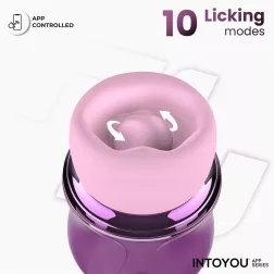   IntoYou – Mimi/Suvi vákuumos, nyalogató vibrátor (lila, APP-os)