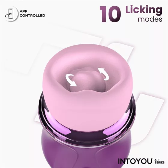 IntoYou – Mimi/Suvi vákuumos, nyalogató vibrátor (lila, APP-os)