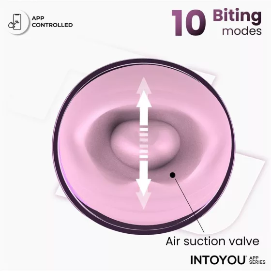 IntoYou – Mimi/Suvi vákuumos, nyalogató vibrátor (lila, APP-os)