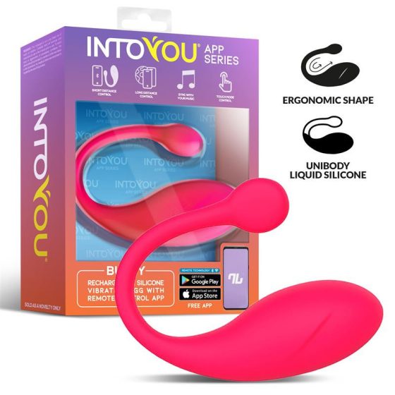 Intoyou Bulby okos vibrációs tojás (APP-os) (piros)
