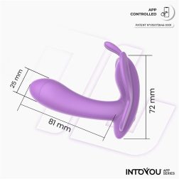 IntoYou Wingy okos pillangóvibrátor (lila) (APP-os)