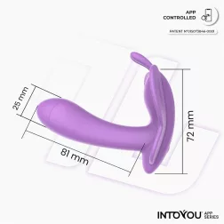 IntoYou - Wingy okos pillangóvibrátor (lila) (APP-os)