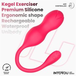   IntoYou Kyra okos vibrációs gésagolyó nyomásérzékelővel (pink) (APP-os)
