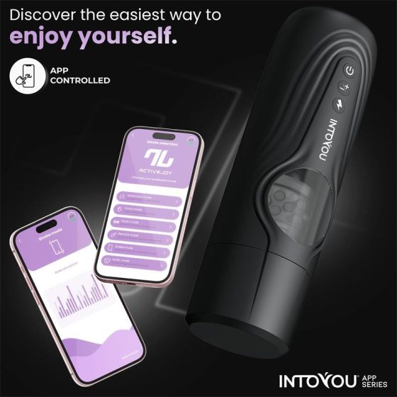 IntoYou Egor fel-le mozgó, pörgő-forgó okos maszturbátor (APP-os)