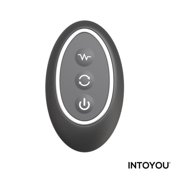 IntoYou Klark análvibrátor forgó fejrésszel, péniszhámmal, távirányítóval (fekete)