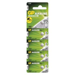 GP LR41 alkáli gombelem (10 db)