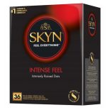 Skyn Intense Feel 10 db latex mentes óvszer, stimuláló felülettel