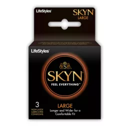 Skyn – Large latexmentes, nagyméretű óvszer (3 db)