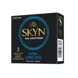   Skyn – Extra Lubricated latexmentes óvszer, extra síkostással (3 db)