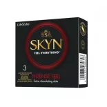   Skyn – Intense Feel latexmentes óvszer, stimuláló felülettel (3 db)