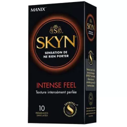   Skyn – Intense Feel latexmentes óvszer, stimuláló felülettel (10 db)