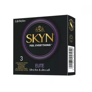 Skyn – Elite extravékony latexmentes óvszer (3 db)