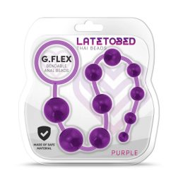 LateToBed G. Flex anál gyöngysor (lila)